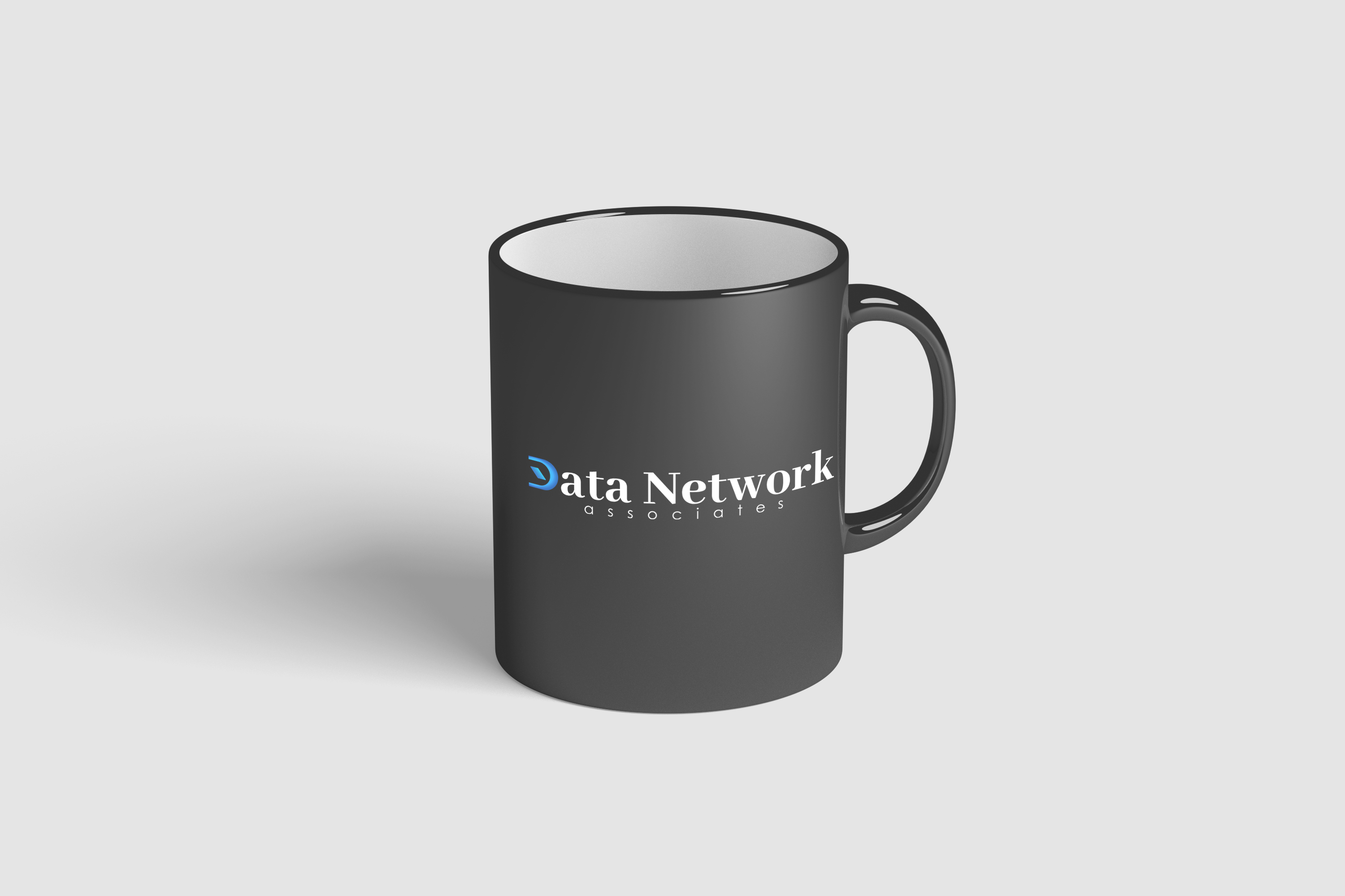 Data Network Associates mug mockup.