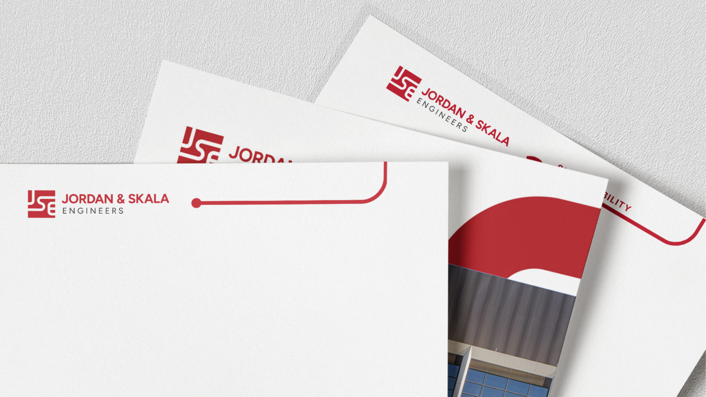 Jordan and Skala Engineers letterhead closeup.