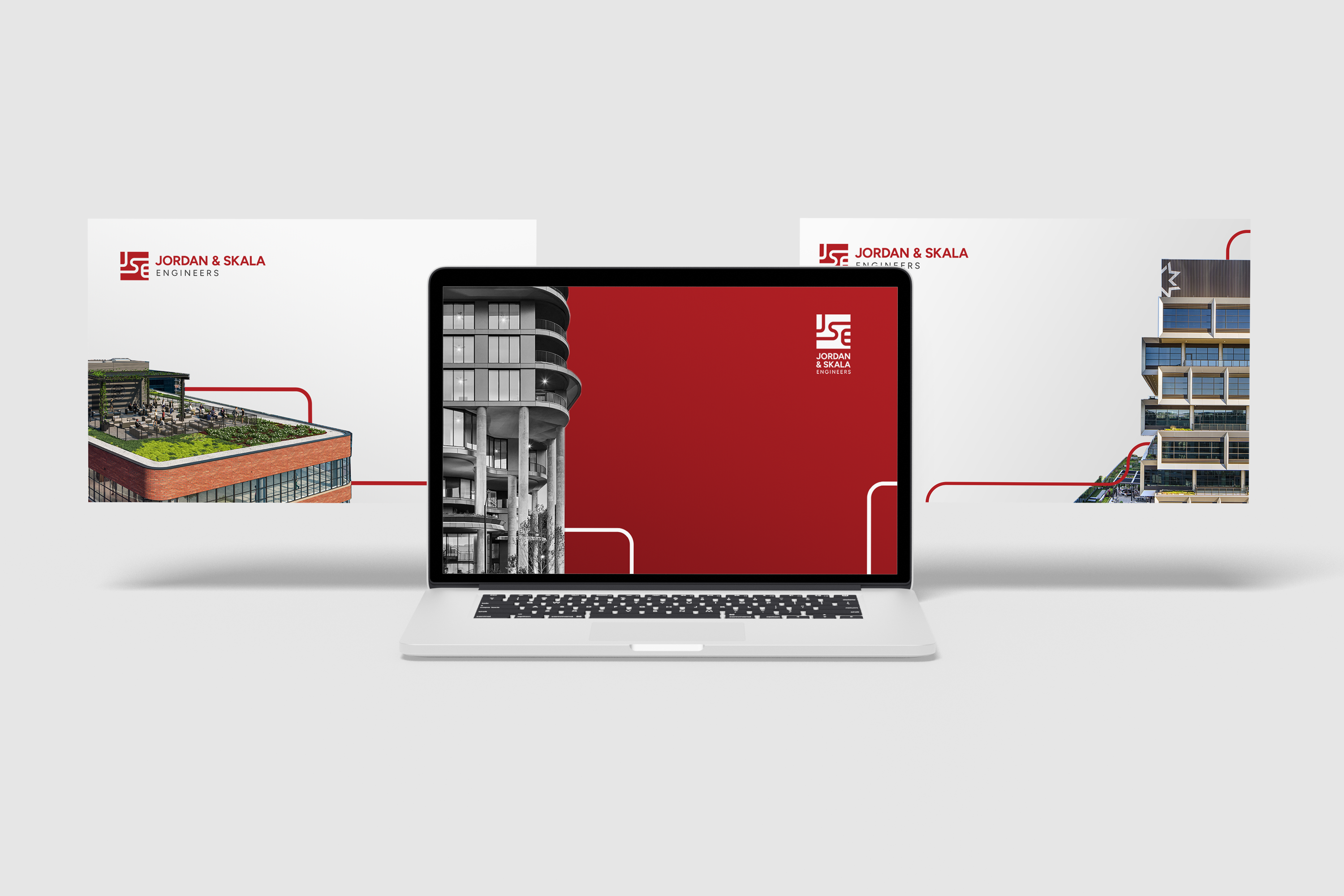 Jordan and Skala Engineers virtual background mockup.